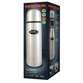 Термос Biostal 750 мл металлик