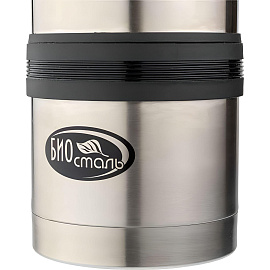 Термос Biostal 750 мл металлик/черный