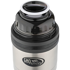 Термос Biostal 750 мл металлик/черный