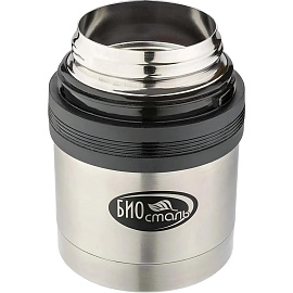 Термос Biostal 750 мл металлик/черный