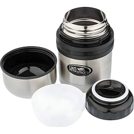 Термос Biostal 750 мл металлик/черный