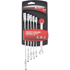 Набор ключей комбинированных Matrix 8-17 мм 6 предметов (14511)