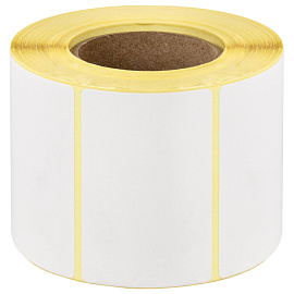 Этикетки термотрансферные, ПОЛУГЛЯНЕЦ, 58х40 мм, 700 этикеток в ролике, 111974