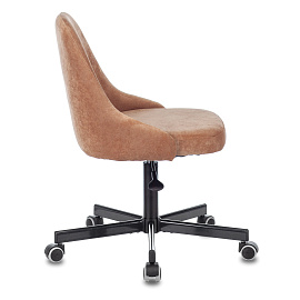 Кресло CH-340M, пятилучие металлическое, ткань, светло-коричневое, 1397884 фото Кресло CH-340M, пятилучие металлическое, ткань, светло-коричневое, 1397884