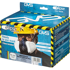 Полумаска Elipse размер M/L в комплекте со сменными фильтрами ABEK1P3 R D (SPR491IFUA)