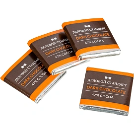 Шоколад порционный Деловой Стандарт темный 47% 800 г