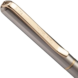 Ручка шариковая Pierre Cardin Gamme цвет чернил синий, цвет корпуса серебристый (артикул производителя PC0910BP)