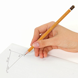 Карандаш чернографитный 5B Koh-I-Noor 1500 заточенный шестигранный