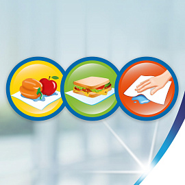 Полотенца бумажные Zewa 2-слойные белые 4 рулона по 14 метров