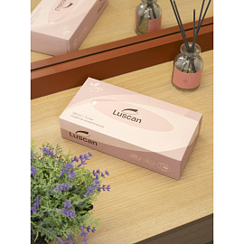 Салфетки косметические Luscan 2-слойные (100 штук в упаковке)