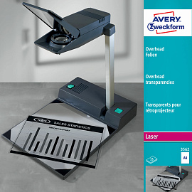 Пленка для проекторов Avery Zweckform AZ3562 прозрачная А4 25 листов