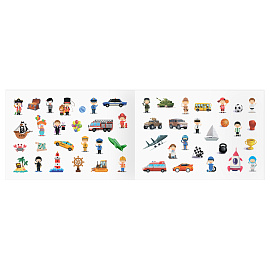 Альбом с наклейками ТРИ СОВЫ "100 наклеек. Для мальчиков", А5, 100шт.