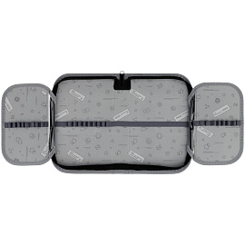 Пенал 1 отделение, 200*130 ArtSpace "Cat", две откидные секции, ткань