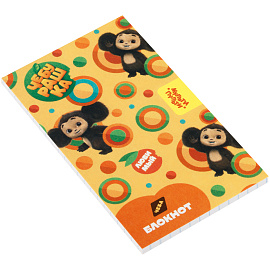 Блокнот А7 48л. на склейке Мульти-Пульти "Чебурашка фото Блокнот А7 48л. на склейке Мульти-Пульти "Чебурашка