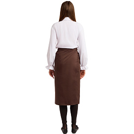 Фартук официанта коричневый средний