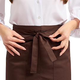 Фартук официанта коричневый средний