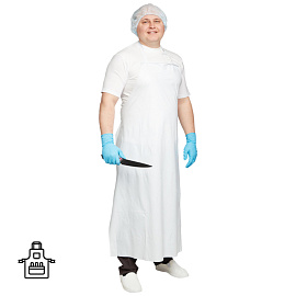 Фартук защитный Delta Plus ПВХ белый 0.3 мм фото Фартук защитный Delta Plus ПВХ белый 0.3 мм