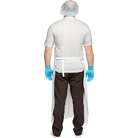 Фартук защитный Delta Plus ПВХ белый 0.3 мм фото Фартук защитный Delta Plus ПВХ белый 0.3 мм