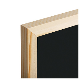 Доска магнитно-меловая OfficeSpace, 60*90см, деревянная рамка, черная