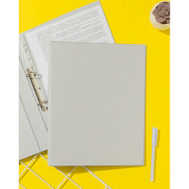 Папка на 2-х кольцах Bantex (Attache Selection) A4 35 мм серая до 220 листов