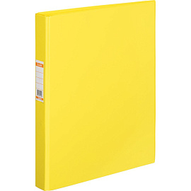 Папка на 2-х кольцах Bantex (Attache Selection) A4 35 мм желтая до 220 листов