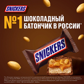 Шоколадные батончики Snickers Minis 1 кг