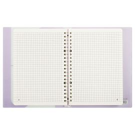 Тетрадь на кольцах А5, 80л., Greenwich Line "Letter symbol", пластиковая обложка, с разделителями