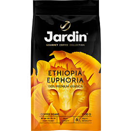 Кофе в зернах Jardin Ethiopia Euphoria арабика 100% 1 кг (пакет)