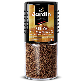 Кофе растворимый сублимированный Jardin Kenya Kilimanjaro 95 г (стеклянная банка)