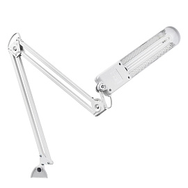 Светильник настольный Трансвит Дельта белый (металлическая струбциина)