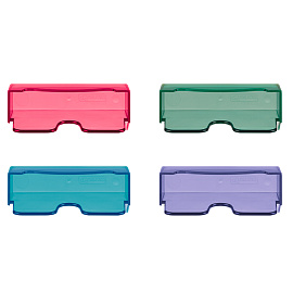 Подставка для визиток настольная СТАММ, 40*100мм, пастельные цвета, ассорти фото Подставка для визиток настольная СТАММ, 40*100мм, пастельные цвета, ассорти