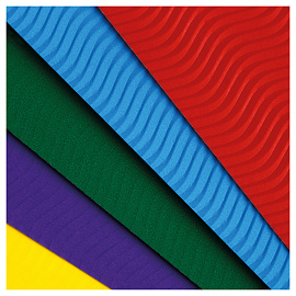 Картон цветной А4, ArtSpace, 5л., 5цв., гофрированный, волнистый, в пакете