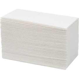 Салфетки бумажные 2-слойные 33x33 см белые (200 листов в пачке)