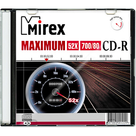 Диск CD-R Mirex 700 МБ 52x slim box UL120052A8S