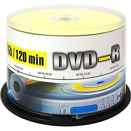 Диск DVD-R Mirex 4.7 ГБ 16x cake box UL130003A1B (50 штук в упаковке)