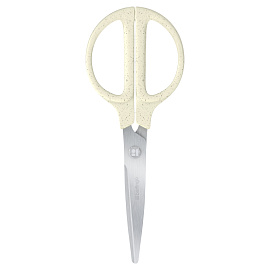 Ножницы Berlingo "Green Series" 17cм, белый, европодвес фото Ножницы Berlingo "Green Series" 17cм, белый, европодвес