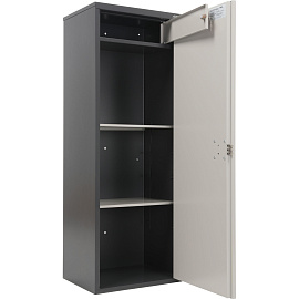 Шкаф металлический (архивный) для документов Aiko SL-125T (серый, 460x340x1252 мм)