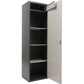 Шкаф металлический (архивный) для документов Aiko SL-150T (серый, 460x340x1490 мм)