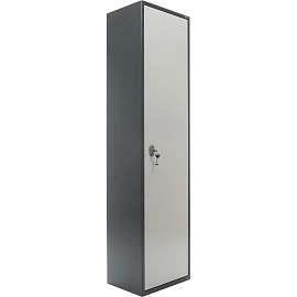 Шкаф металлический (архивный) для документов Aiko SL-185 (серый, 460x340x1800 мм)