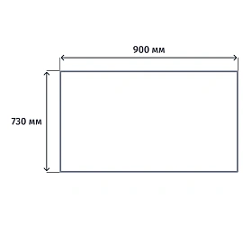 Стол прямой Комус Мебель Easy to lead Easy One 908866 (серый, 900х730х743 мм)