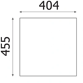 Топ к тумбе приставной Комус Мебель (Easy to lead) Easy One (серый, 404x455 мм)