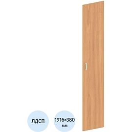 Дверь высокая Комус Мебель Easy One ЛДСП (груша ароза, 380х1916 мм)