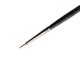 Кисть художественная синтетика Гамма "Модерн", круглая №2/0, короткая ручка