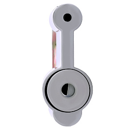 Замок навесной алюминиевый 60 мм "Стандарт", 3 ключа, RABBITEX (РАББИТЕКС), 671304