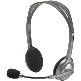 Гарнитура проводная Logitech Stereo Headset H111 (981-000594/981-000593)
