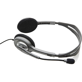 Гарнитура проводная Logitech Stereo Headset H111 (981-000594/981-000593)