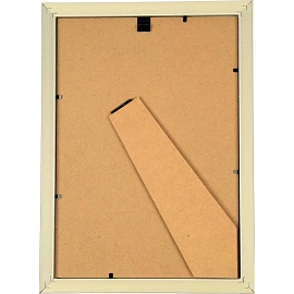 Рамка с паспарту Gloria Gold А4 21x30 см пластиковый багет 21 мм золотистая