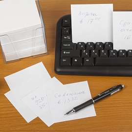 Блок для записей ОФИСМАГ непроклеенный, куб 9х9х9 см, белый, белизна 95-98%, 123019 фото Блок для записей ОФИСМАГ непроклеенный, куб 9х9х9 см, белый, белизна 95-98%, 123019