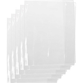 Набор обложек для тетрадей учебников атласов и контурных карт Комус Класс (№1 School) 300x460 мм 150 мкм (5 штук в упаковке)