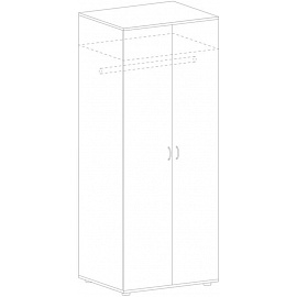 Гардероб Рондо Ш11/1 (дуб альпийский, 804х600х2149 мм)